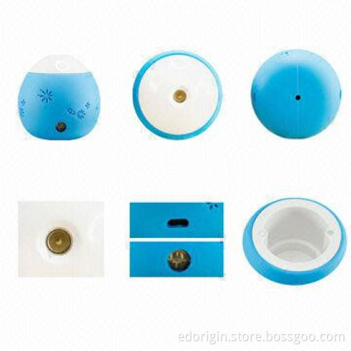 Ultrasonic mist maker, silicone gel design w/ LED light, powered by USB, mini and portable, for desk